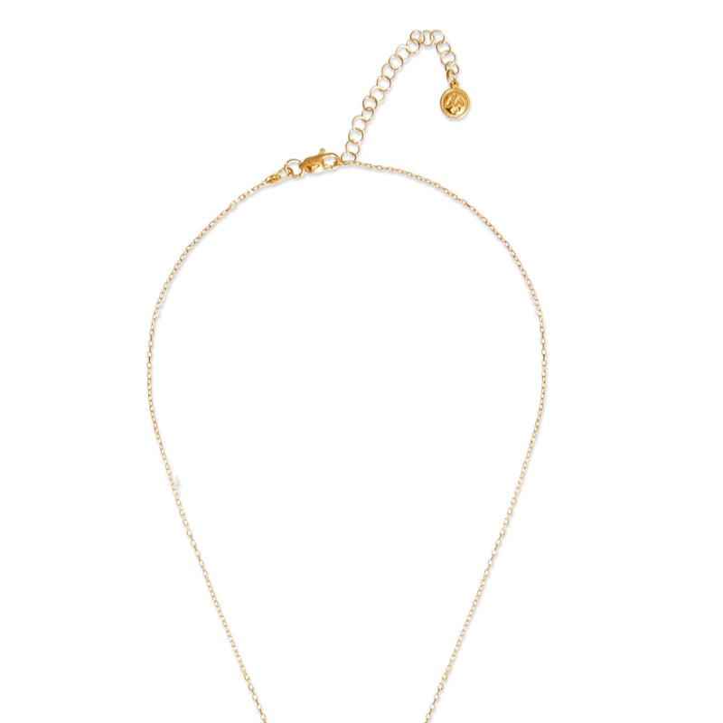 Teardrop Lariat Necklace - Vermeil